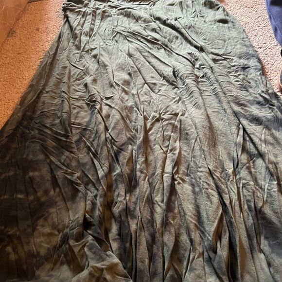 We the free to the max xs green & black maxi dress - Picture 12 of 12